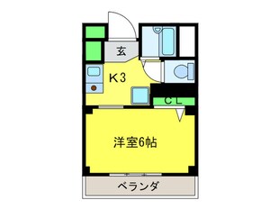 Nカレドニア堺の物件間取画像